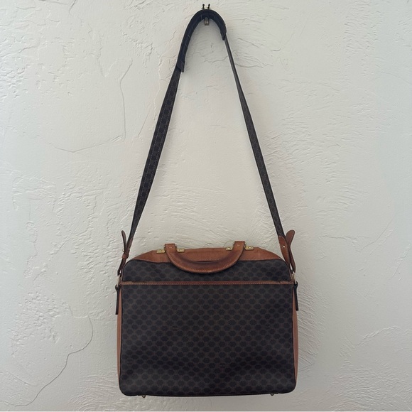 Vintage 90s Celine Macadam purse / crossbody / satchel - Picture 5 of 15